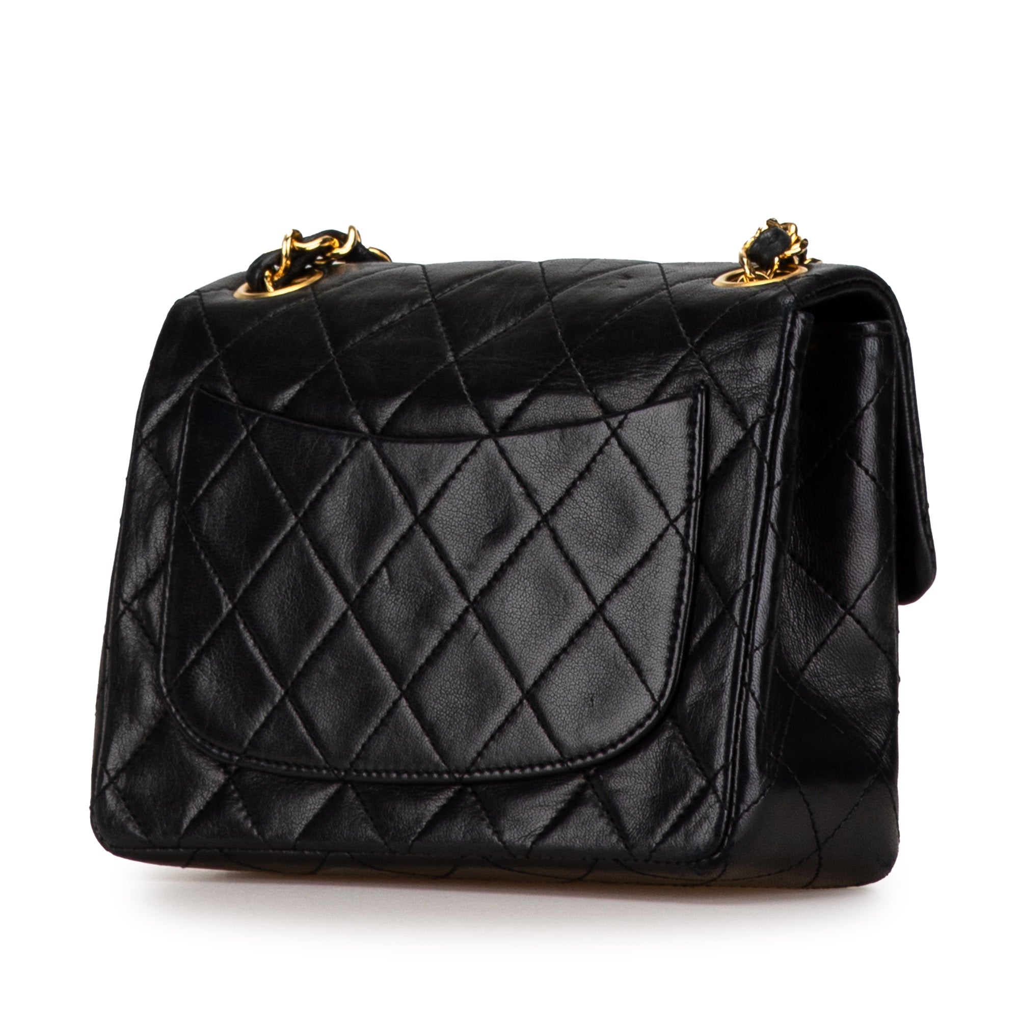 Mini Square Classic Lambskin Single Flap