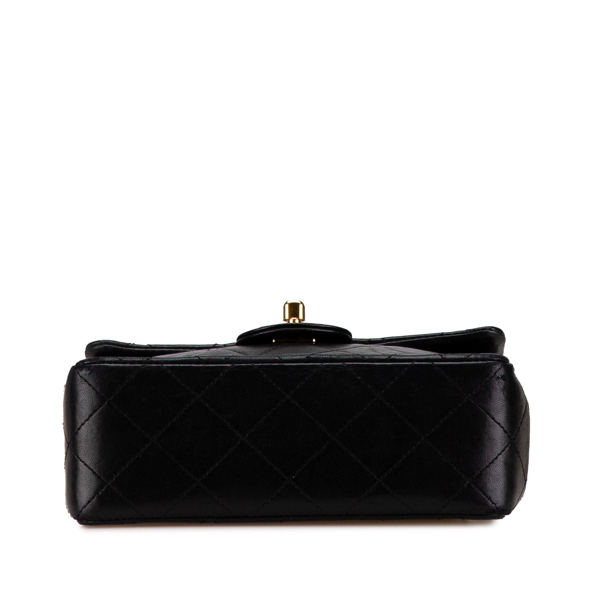 Mini Square Classic Lambskin Single Flap