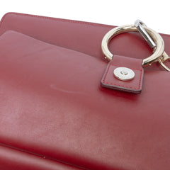 Medium Calfskin and Suede Faye Crossbody