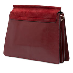 Medium Calfskin and Suede Faye Crossbody