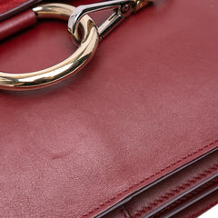 Medium Calfskin and Suede Faye Crossbody