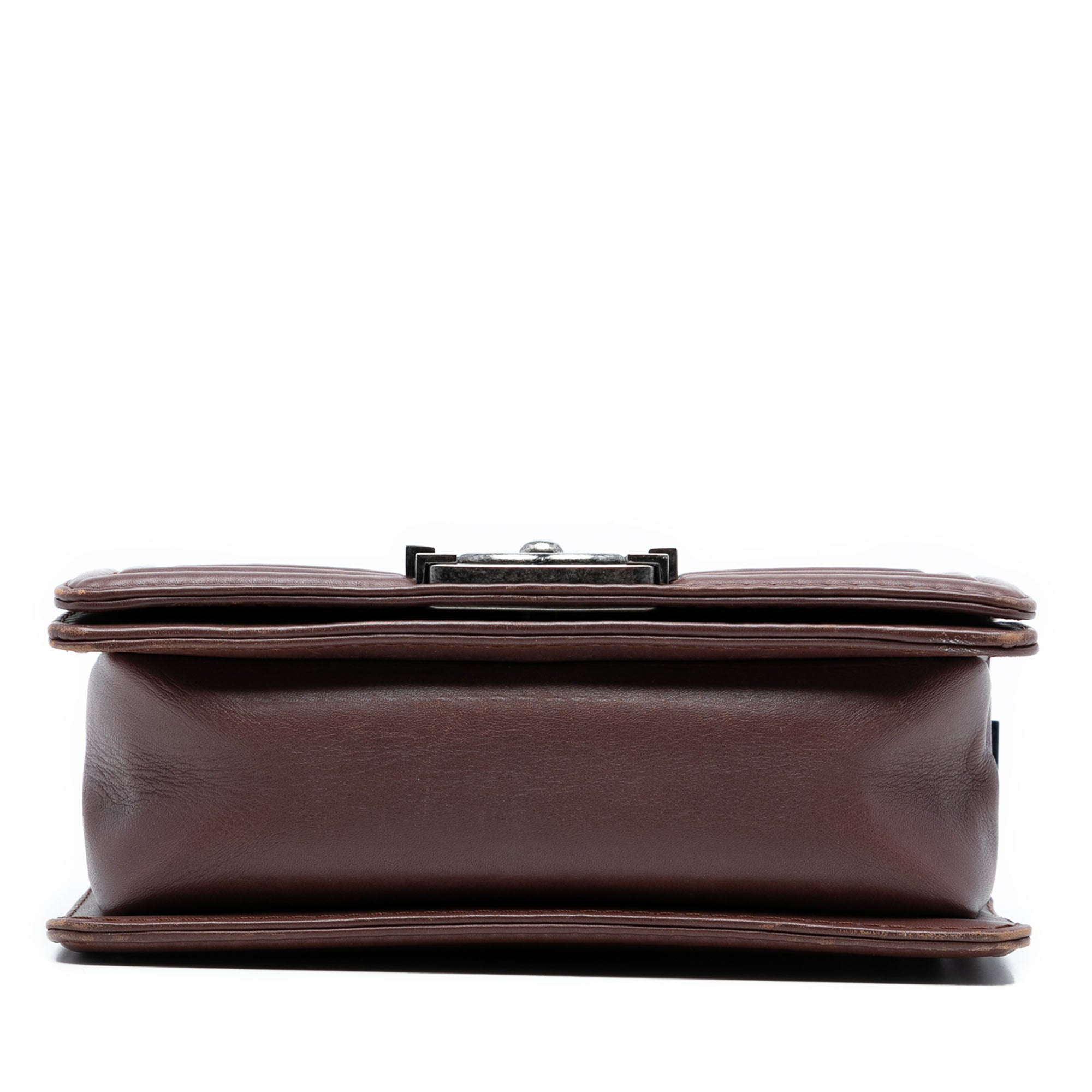 Small Quilted Lambskin Wild Stitch Boy Flap