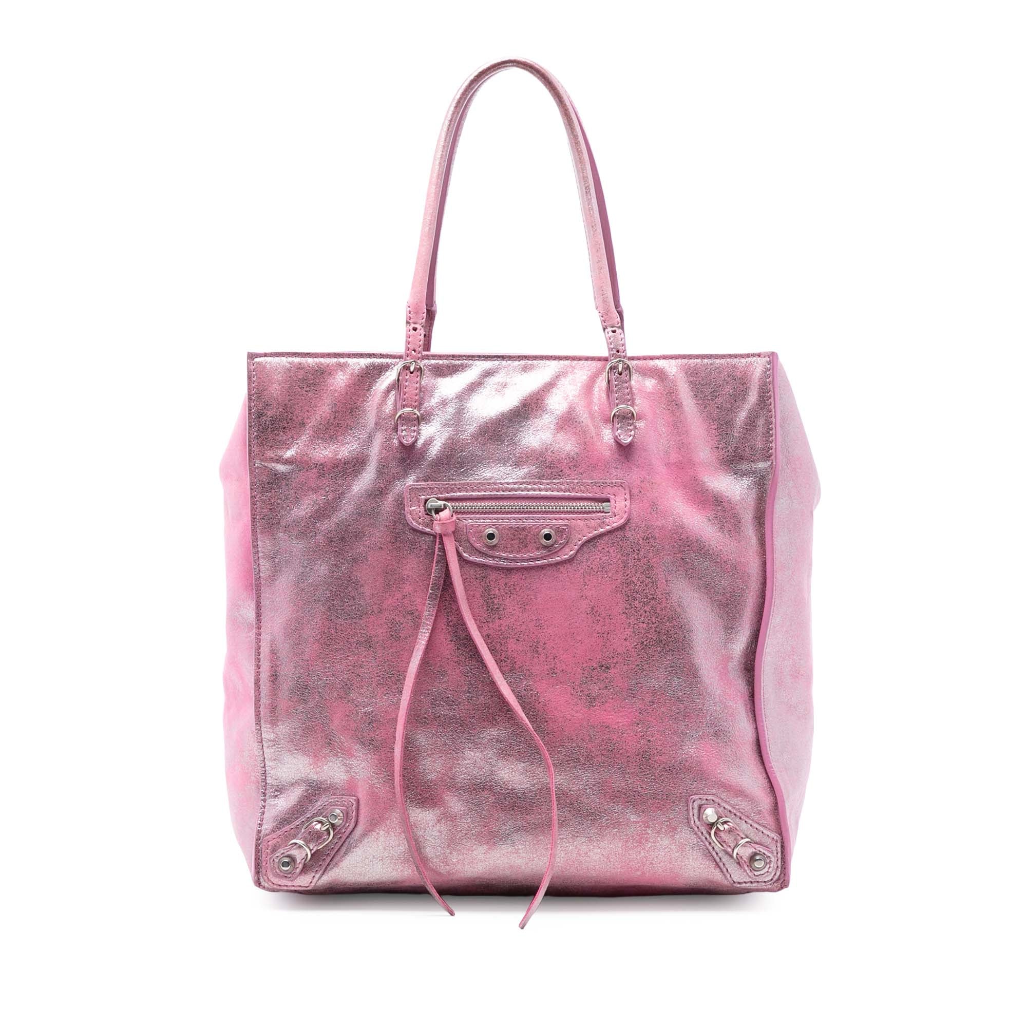 Metallic Leather Papier A5 Tote