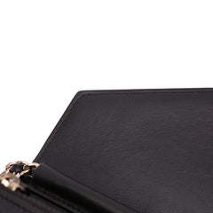 Goatskin Chevron Statement Wallet On Chain