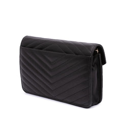 Goatskin Chevron Statement Wallet On Chain