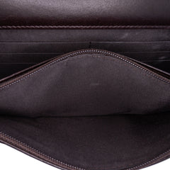 Goatskin Chevron Statement Wallet On Chain