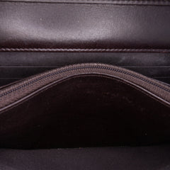 Goatskin Chevron Statement Wallet On Chain