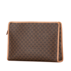 Macadam Coated Canvas Clutch