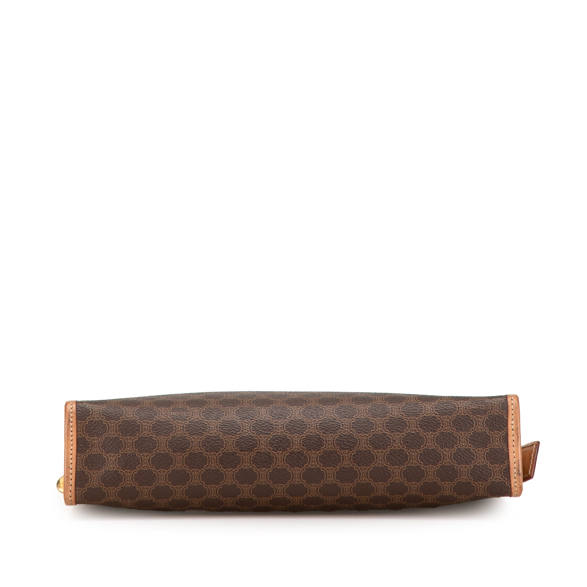 Macadam Coated Canvas Clutch