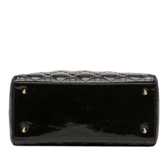 Medium Patent Cannage Lady Dior