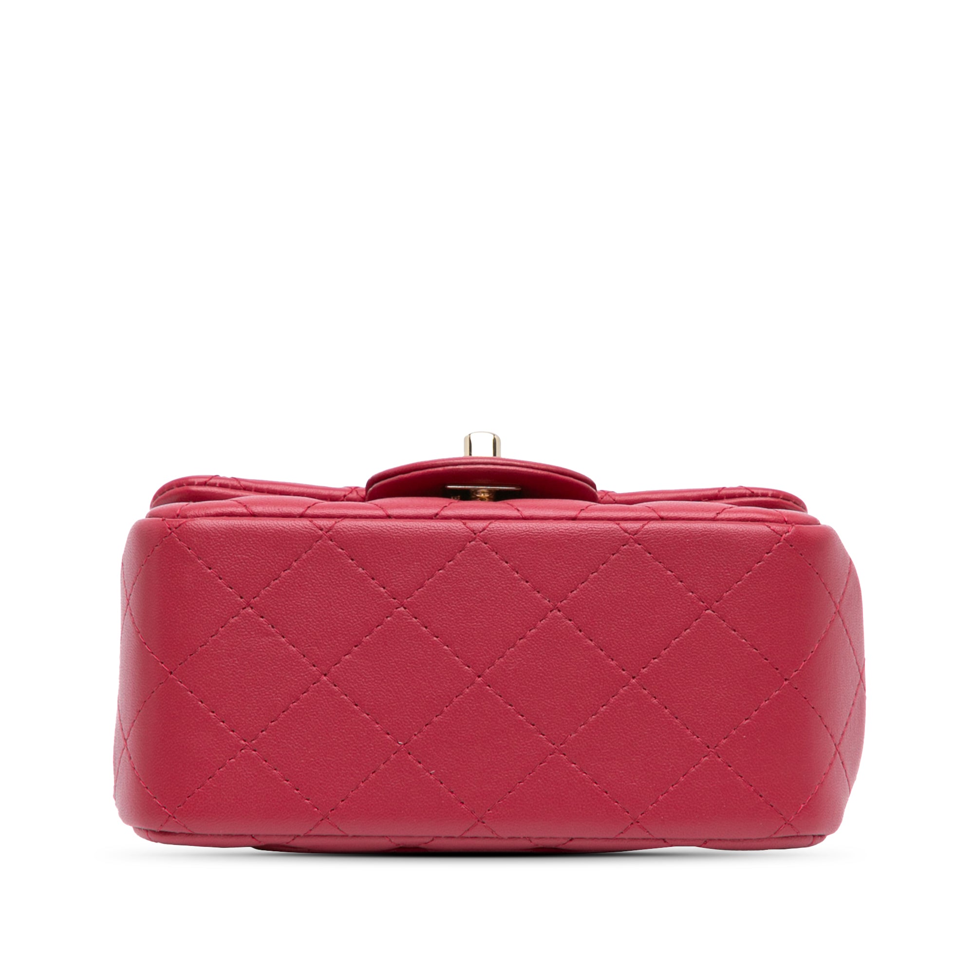 Mini Square Classic Lambskin Single Flap