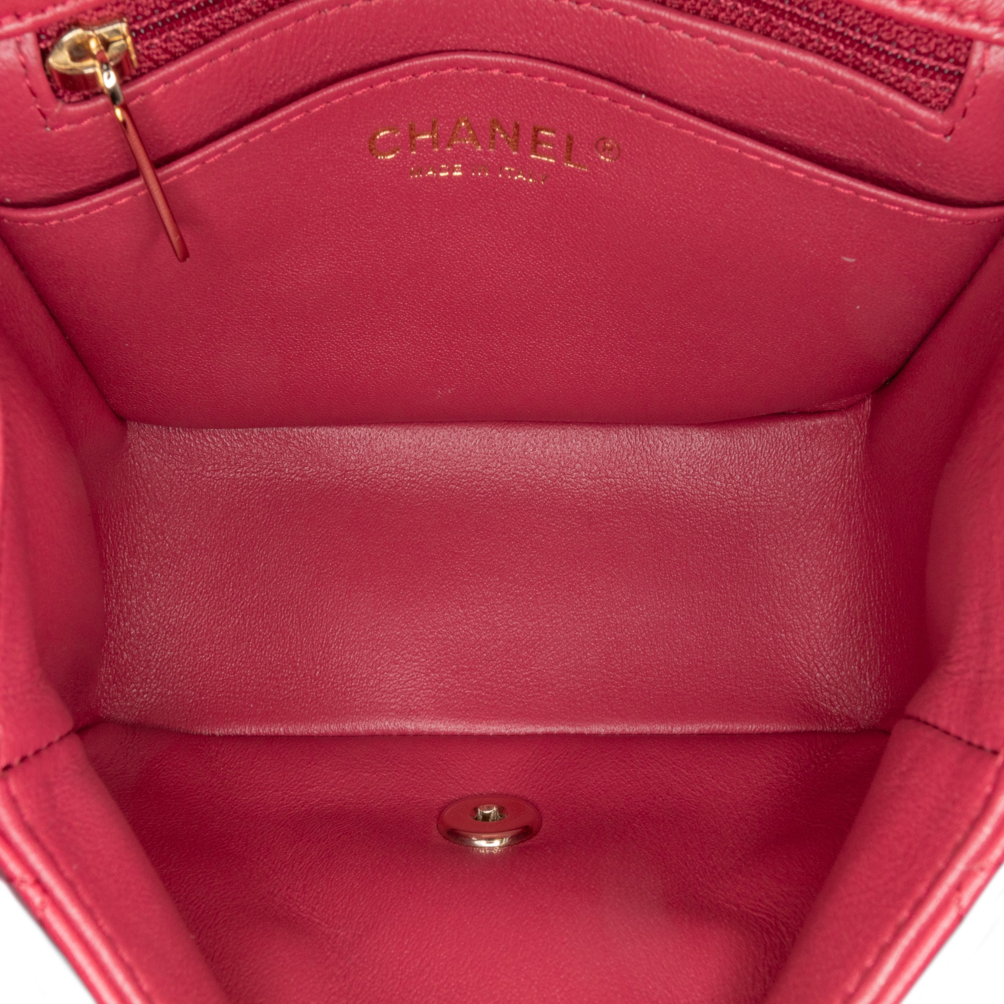 Mini Square Classic Lambskin Single Flap