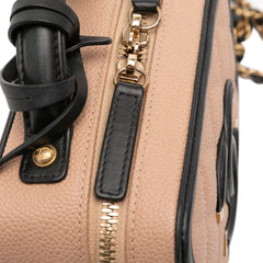 Small Caviar CC Filigree Vanity Case