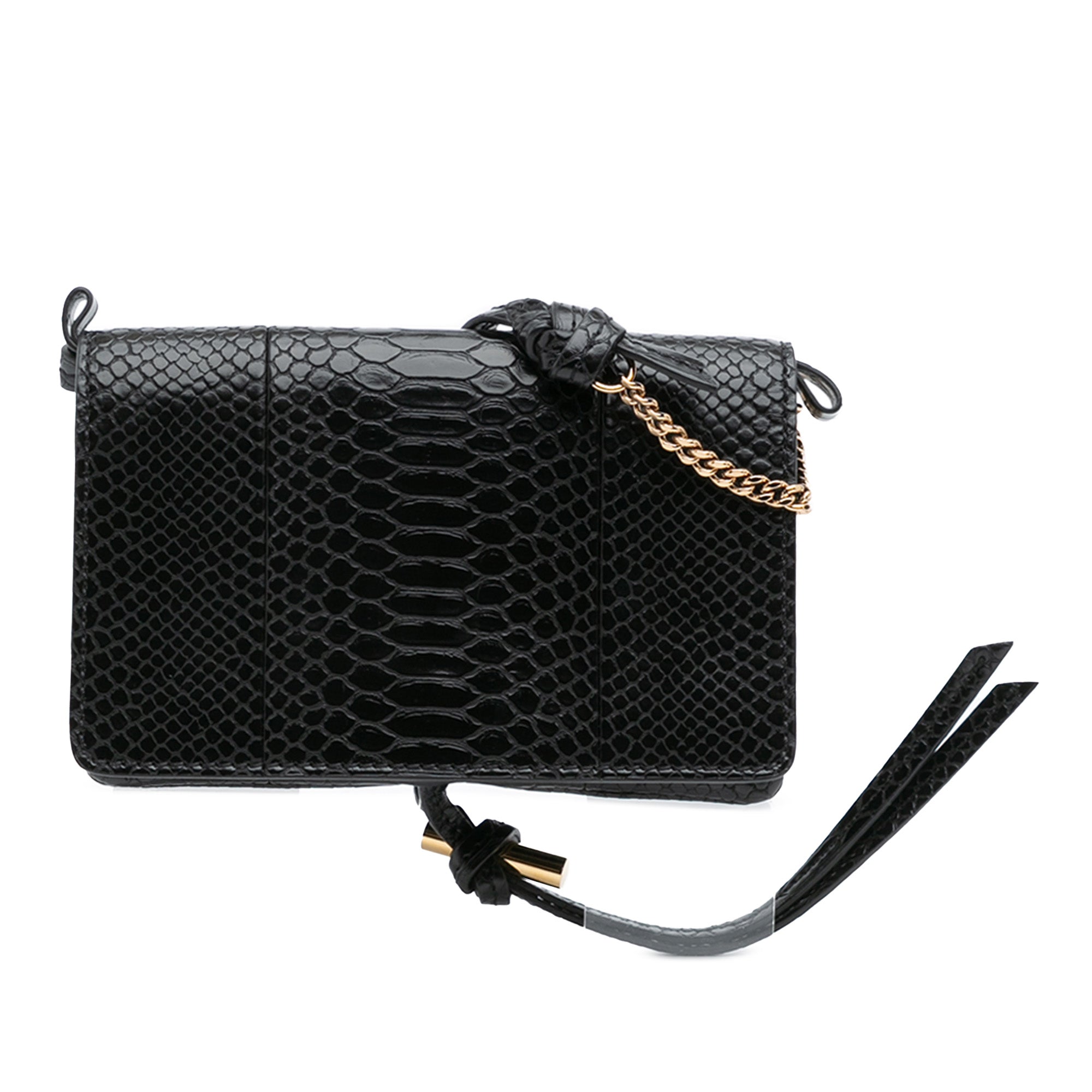 Snakeskin Embossed Faux Leather Flo Crossbody