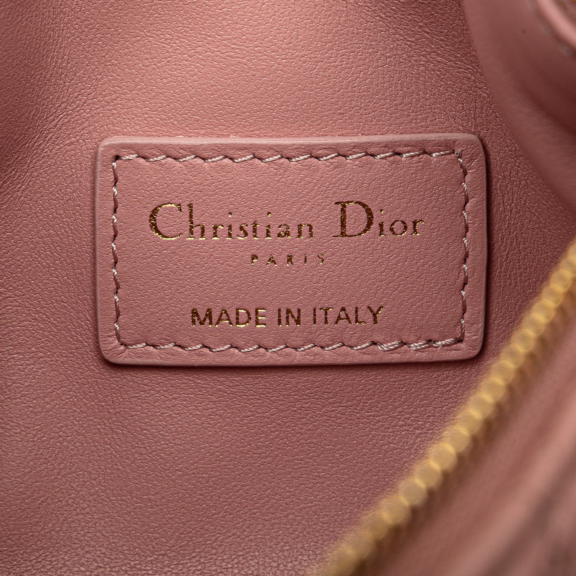 Small Calfskin Macrocannage Diortravel Nomad Pouch