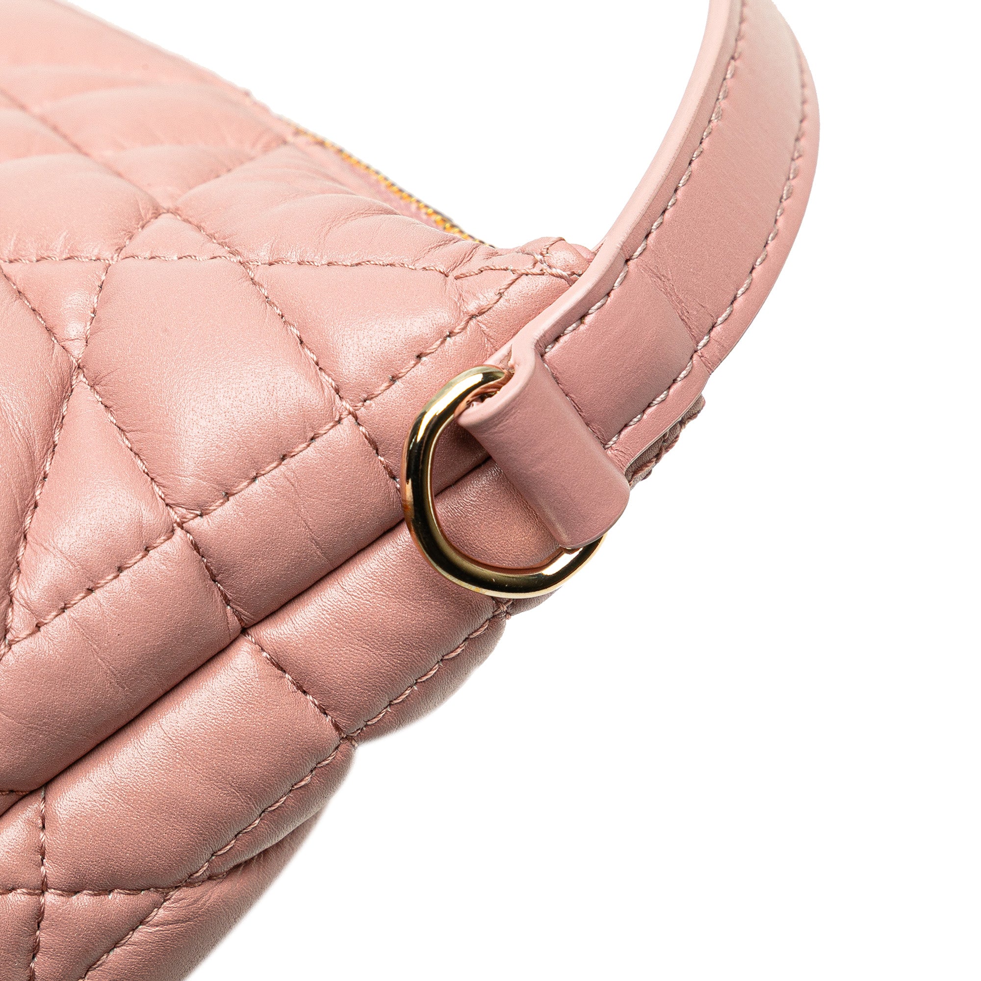 Small Calfskin Macrocannage Diortravel Nomad Pouch
