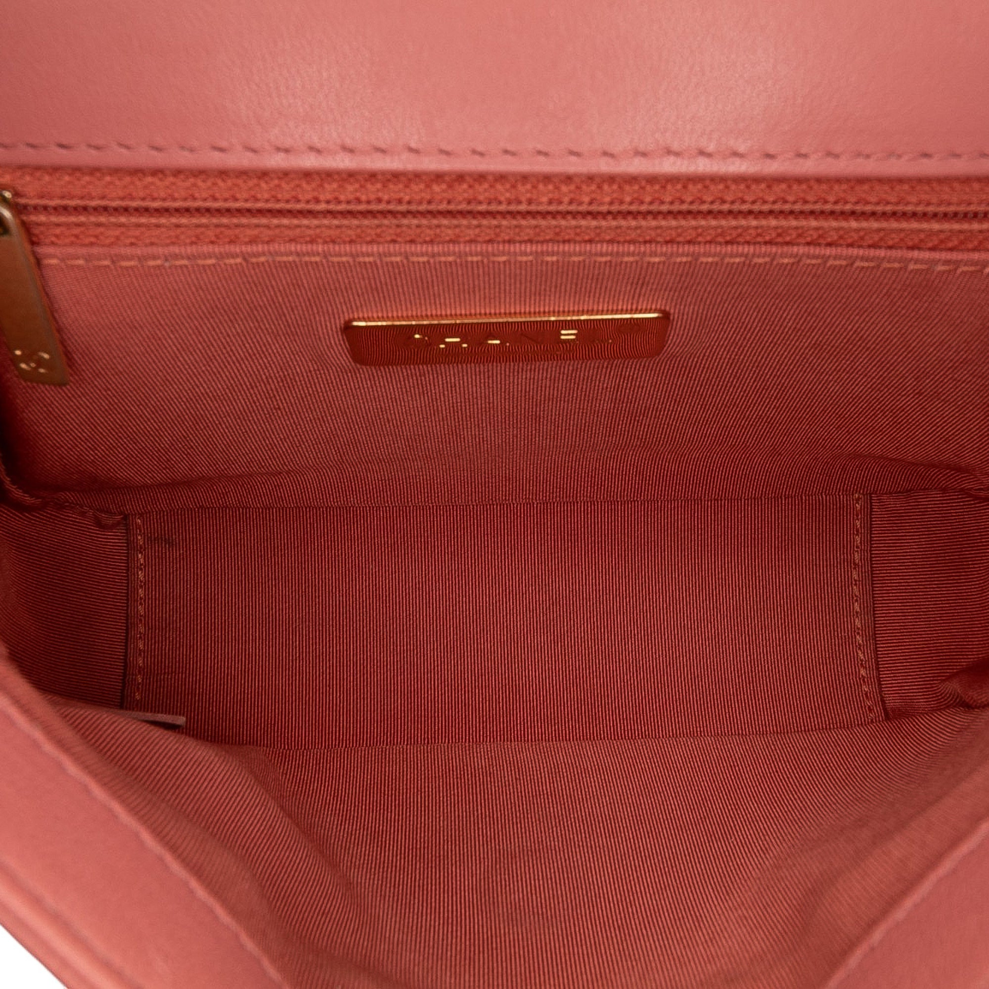 Quilted Lambskin Chain Infinity Top Handle Bag