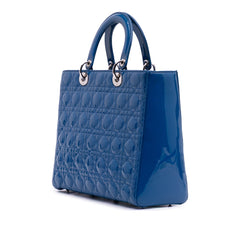 Large Patent Cannage Lady Dior