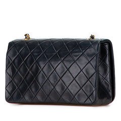 CC Quilted Lambskin Full Single Flap