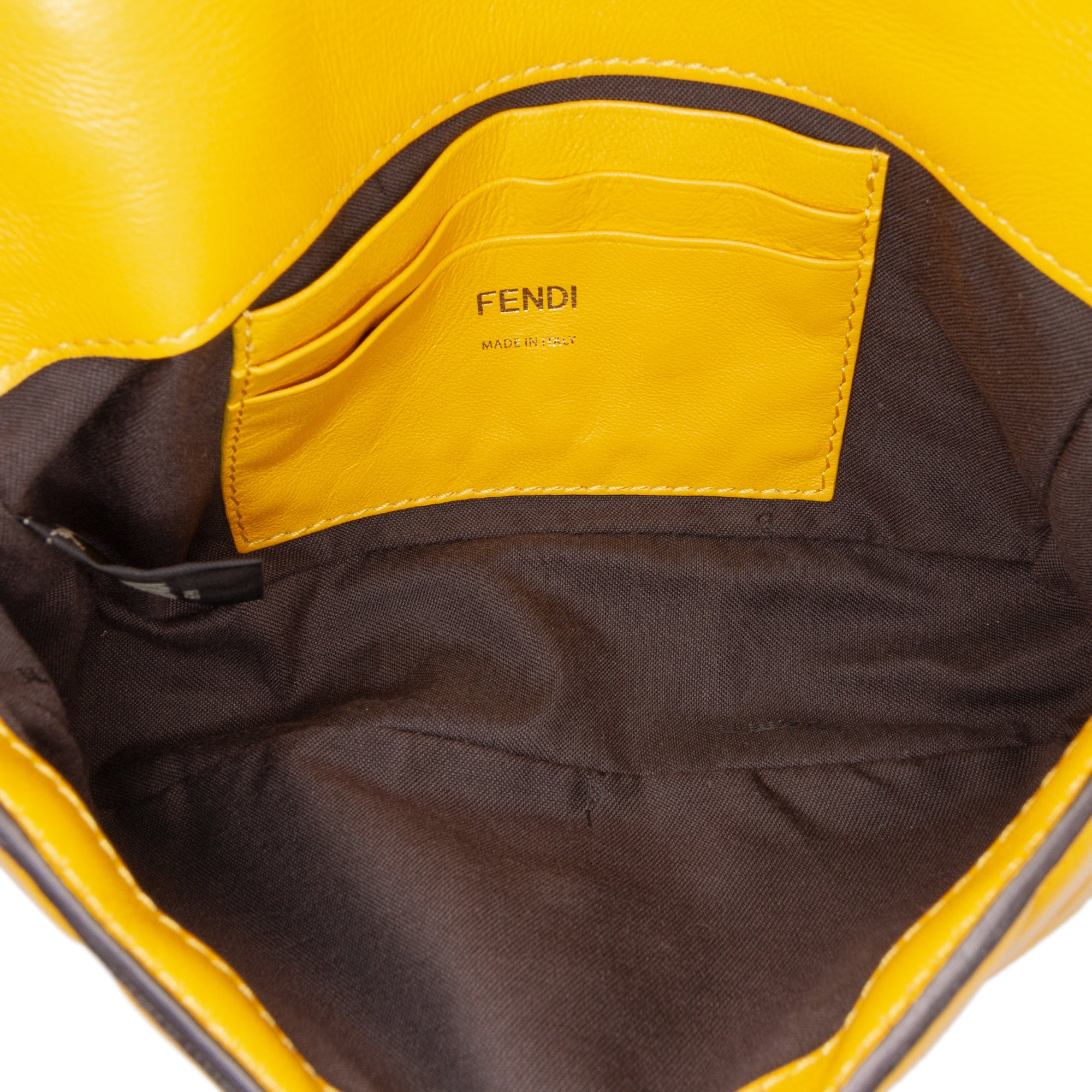 Mini Zucca Embossed Leather Baguette Satchel