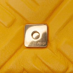 Mini Zucca Embossed Leather Baguette Satchel
