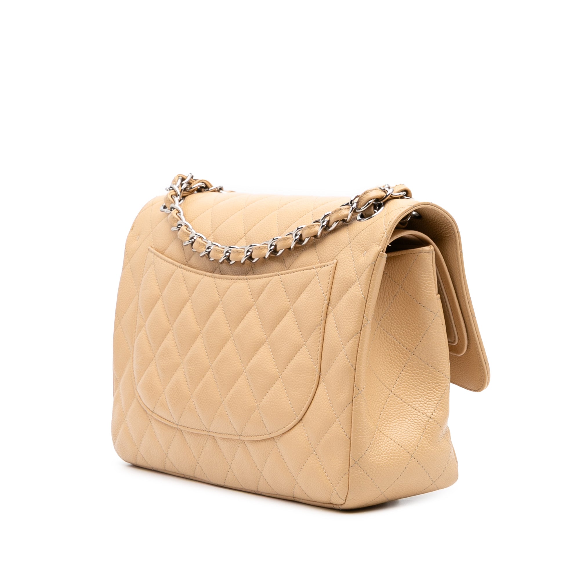 Jumbo Classic Caviar Double Flap