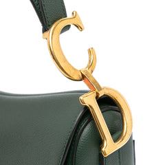 Grained Calfskin Saddle Bag