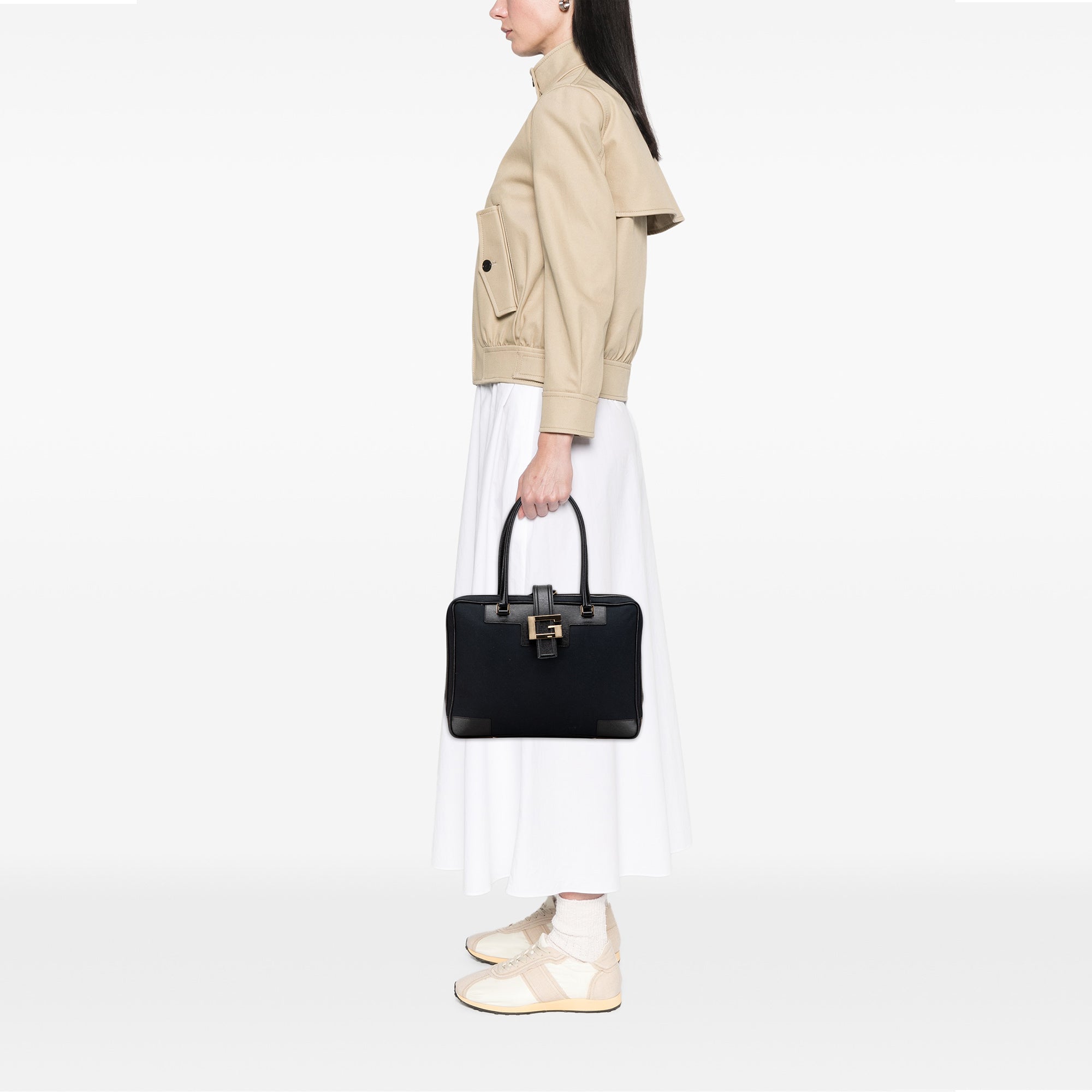 Canvas Square G Handbag