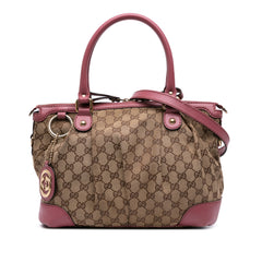 GG Canvas Sukey Satchel