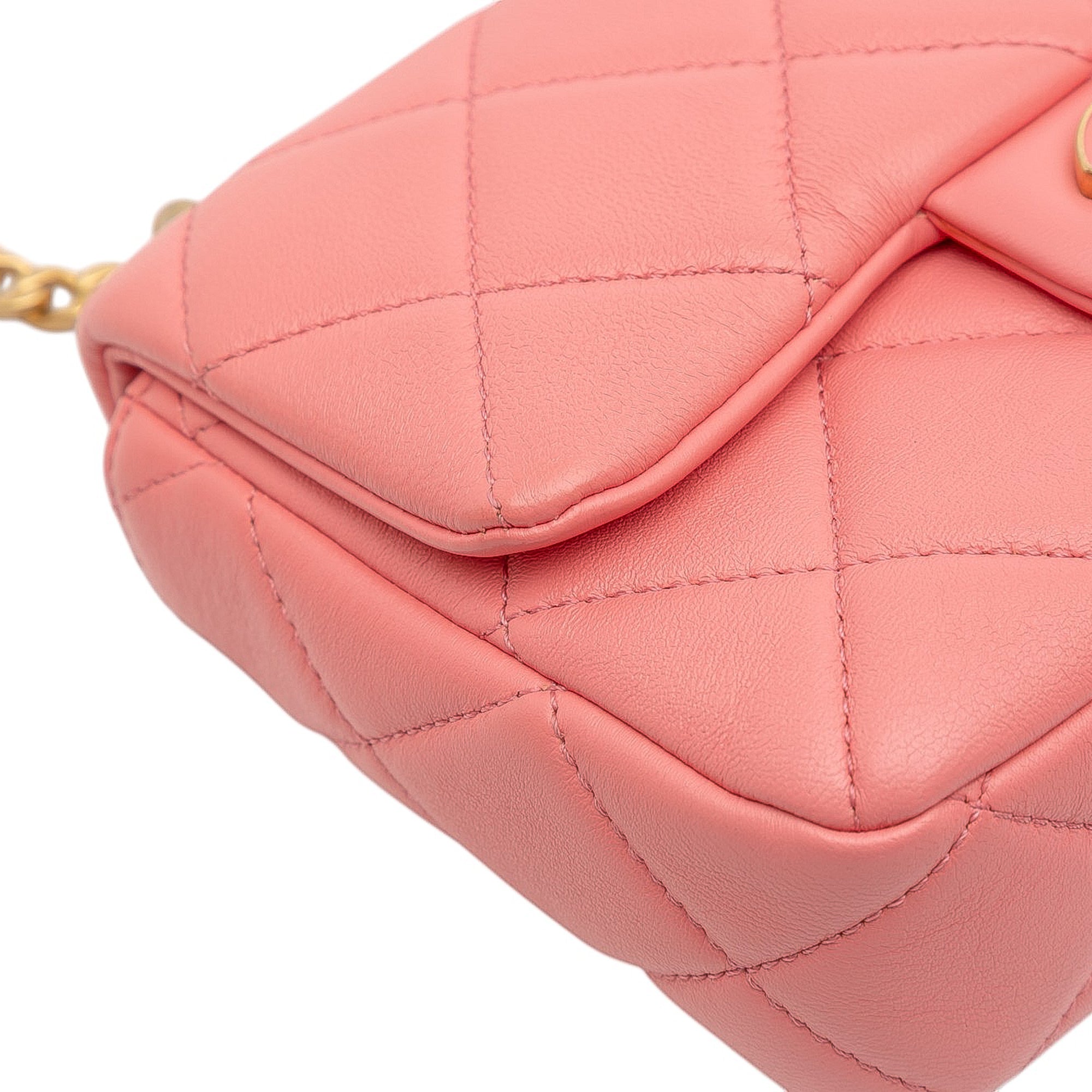 Mini Lambskin Pending CC Flap