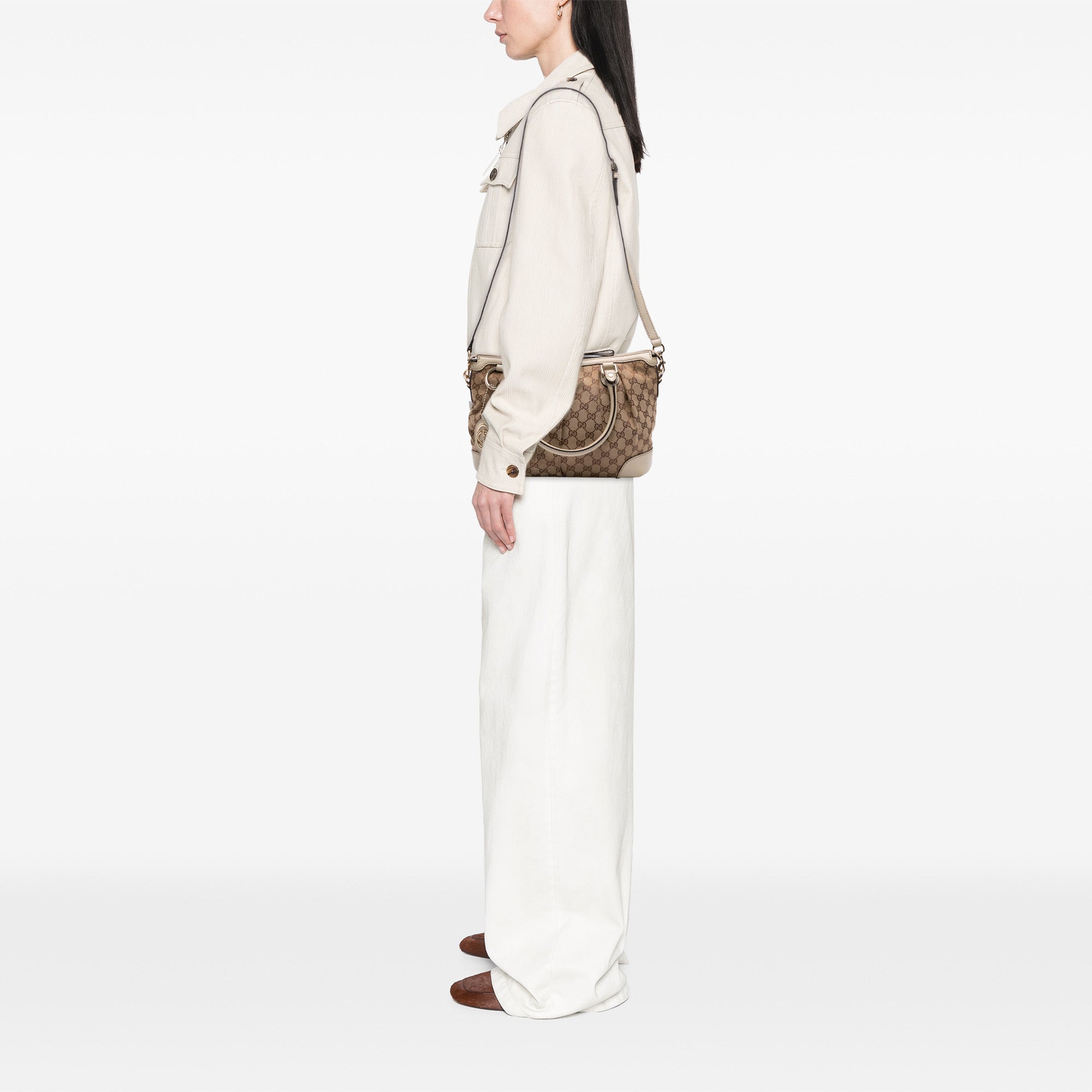 GG Canvas Sukey Satchel