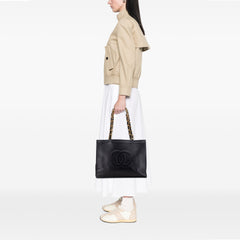 CC Lambskin Chain Tote