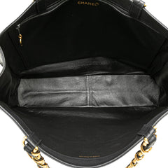 CC Lambskin Chain Tote