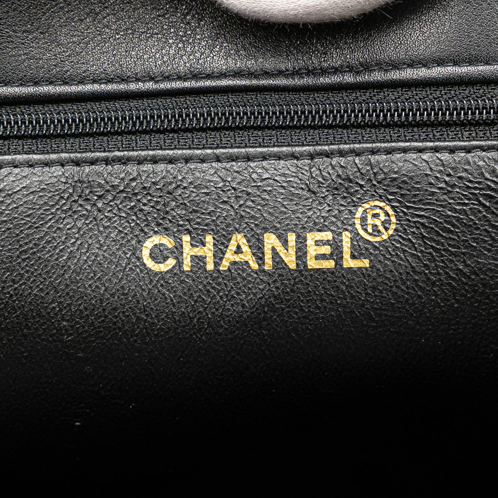 CC Lambskin Chain Tote
