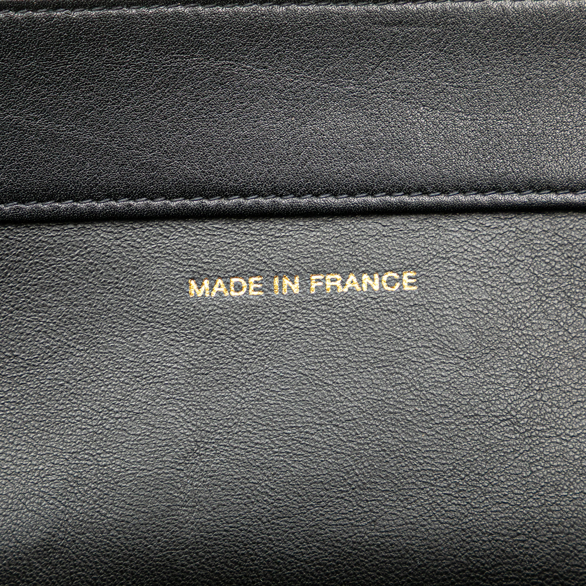 CC Lambskin Chain Tote