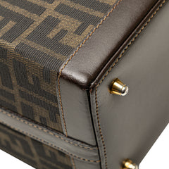 Zucca Canvas Push Lock Box Handbag