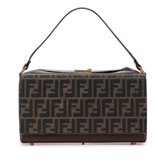 Zucca Canvas Push Lock Box Handbag