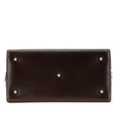 Zucca Canvas Push Lock Box Handbag