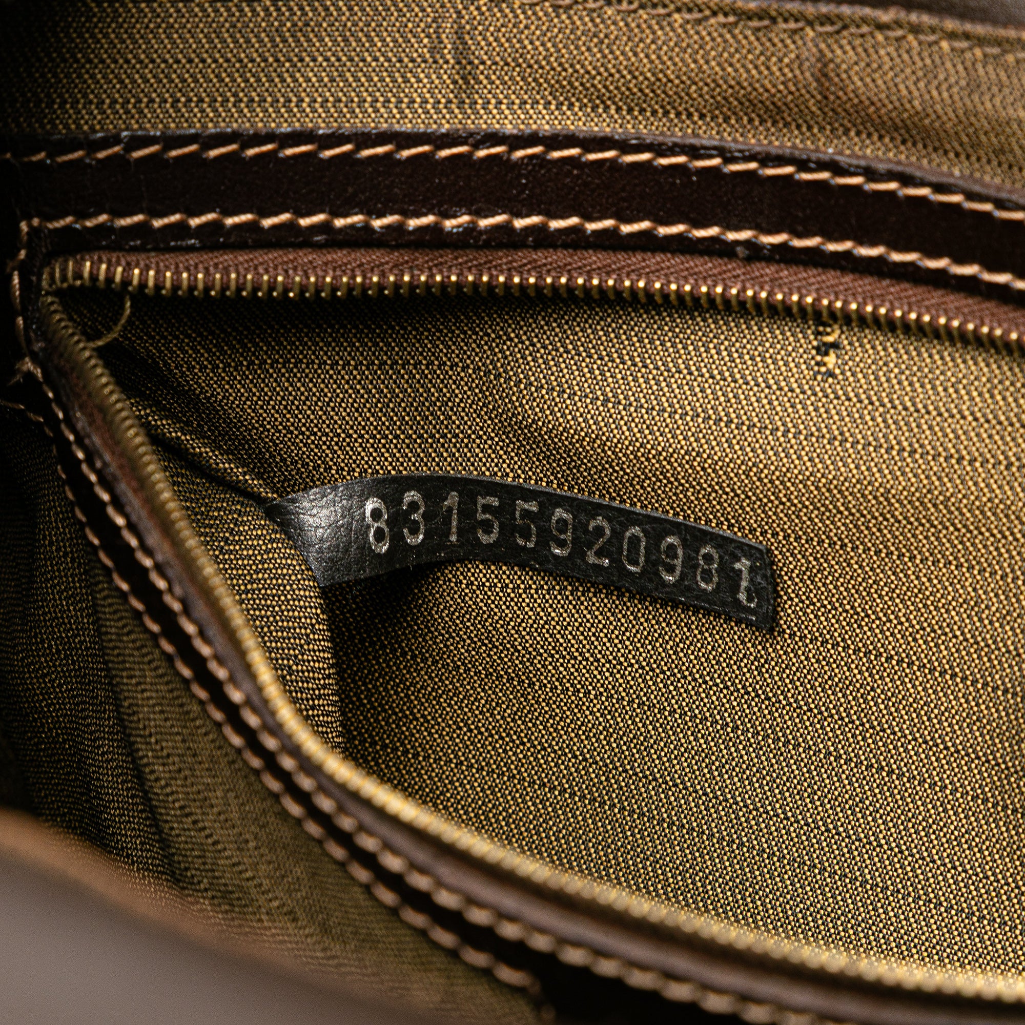 Zucca Canvas Push Lock Box Handbag