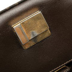 Zucca Canvas Push Lock Box Handbag