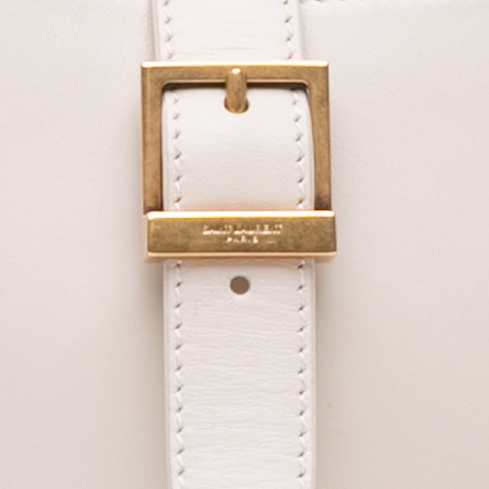 Shiny Calfskin Le Fermoir Shoulder Bag