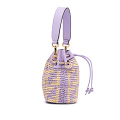 Mini Raffia Zucca Mon Tresor Bucket Bag_2