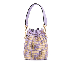 Mini Raffia Zucca Mon Tresor Bucket Bag_3