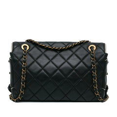 CC Quilted Lambskin Tassel and Border Embellished Flap
