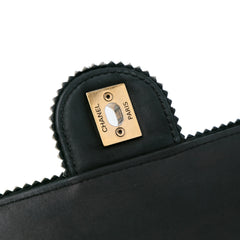 CC Quilted Lambskin Tassel and Border Embellished Flap