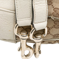 GG Canvas Bamboo Diana Satchel