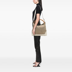 GG Canvas Bamboo Diana Satchel