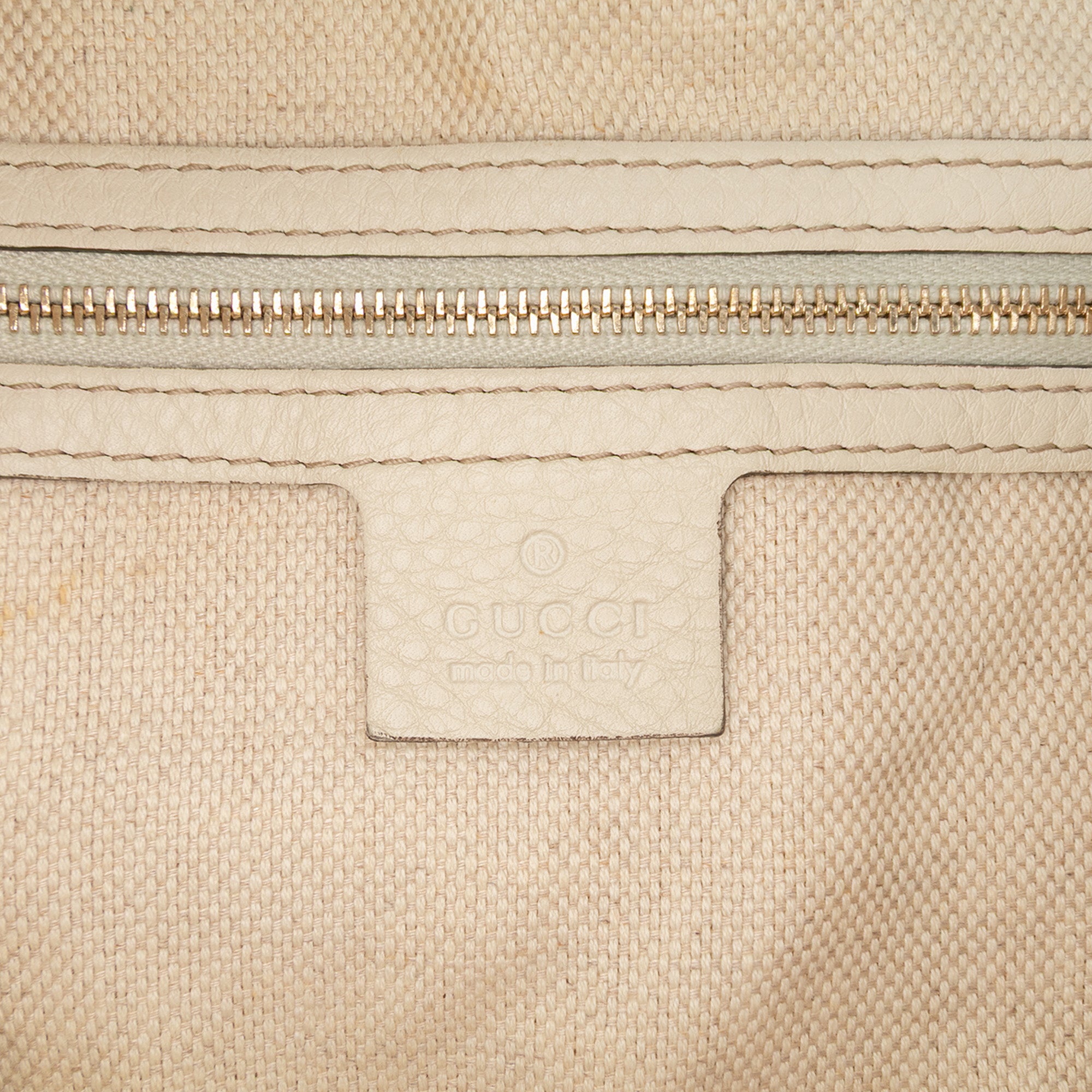 GG Canvas Bamboo Diana Satchel