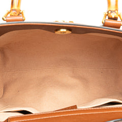 Small Leather Bamboo Diana Satchel
