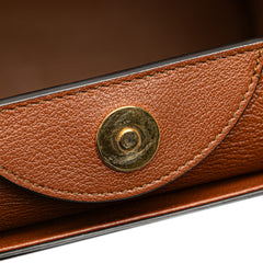 Small Leather Bamboo Diana Satchel